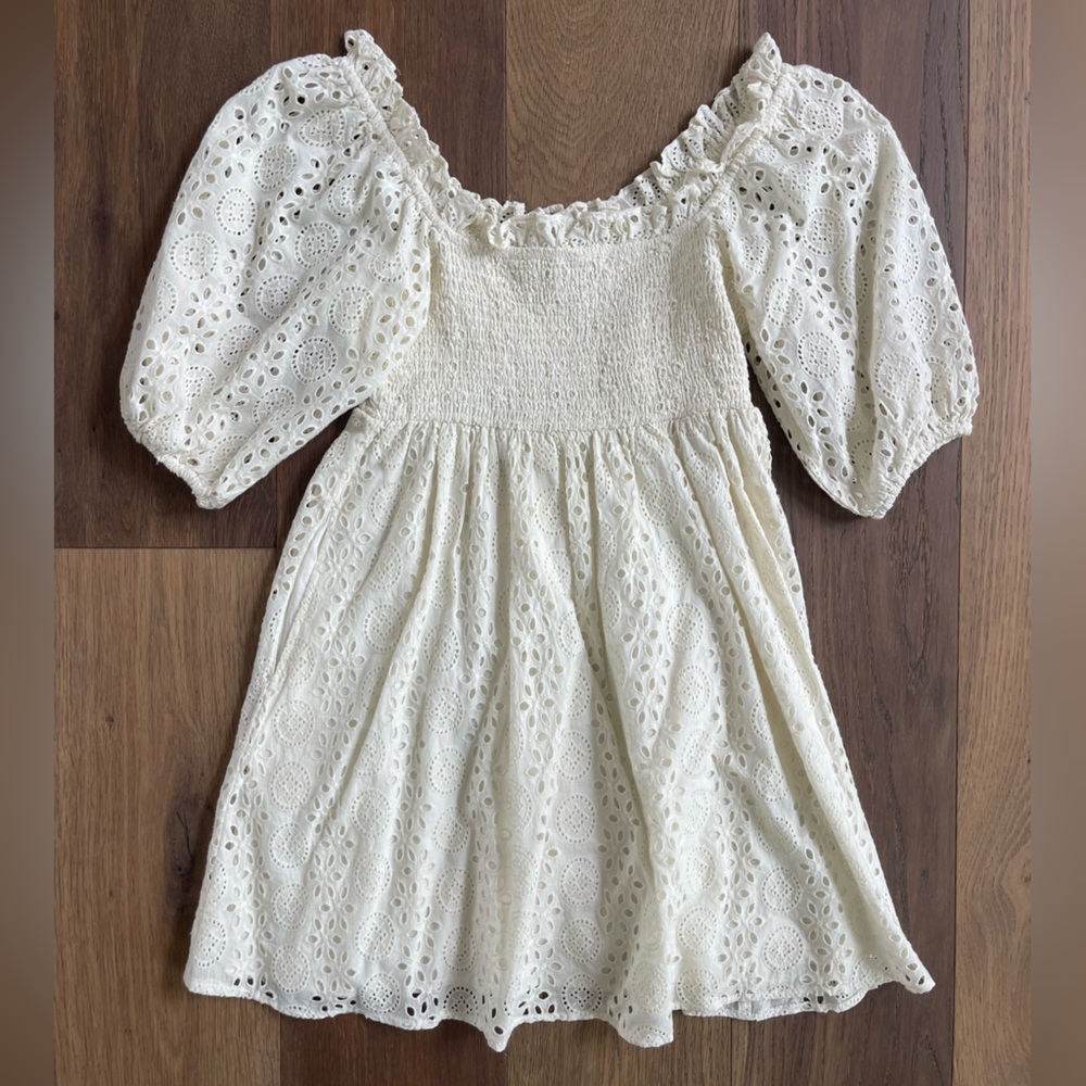 Cleobella Eyelet Puffsleeve Dress